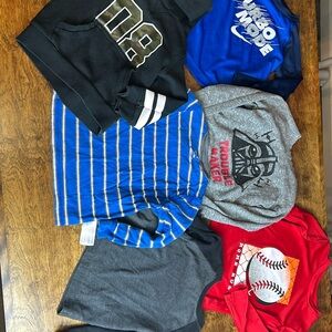 2T boys long sleeve‎ shirt, shirts. 6Total
